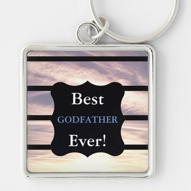 Best Godfather Ever design Key Ring (Front)