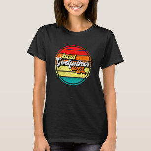 Best Godfather Ever Father s Day Grandpa Retro Vin T-Shirt