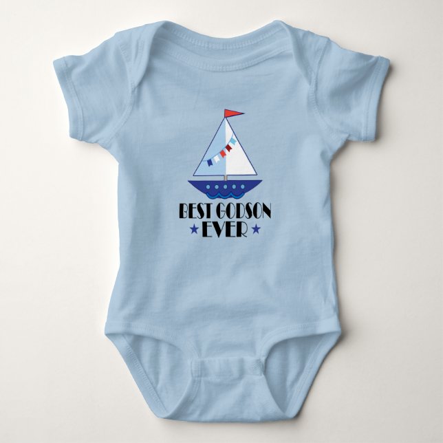 Best Godson Ever Baby Bodysuit (Front)