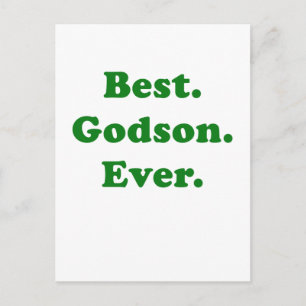 Best Godson Ever Postcard