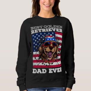 Best Golden Retriever Dad Ever Funny Father Day Sweatshirt