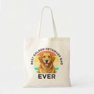Best Golden Retriever Dad Ever Tote Bag