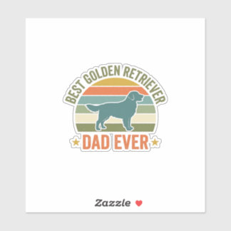 Best Golden Retriever Dad Ever Vintage Dog Shirt_1