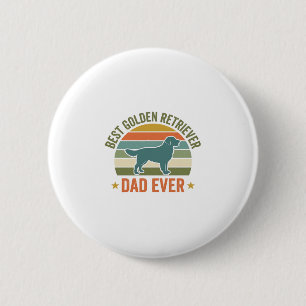 Best Golden Retriever Dad Ever Vintage Dog Shirt_1 6 Cm Round Badge
