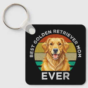 Best Golden Retriever Mum Ever Key Ring