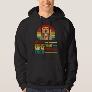Best Golden Retriever Mum Ever Retro Hoodie