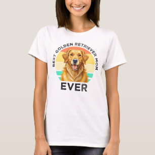 Best Golden Retriever Mum Ever T-Shirt