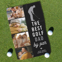 Best Golf Dad By Par 4 Photo Collage Golfer