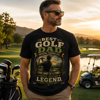 Best Golf Dad  T-Shirt