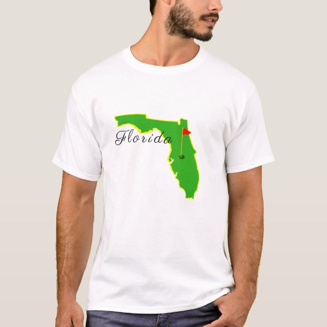 Best Golf Gift Under 25 , Florida Golf T-Shirt (Front)
