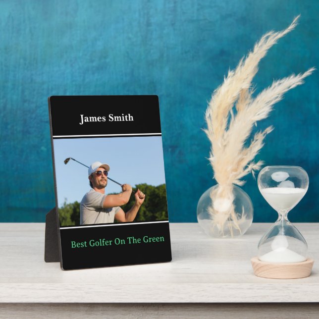 Best Golfer Plaque (Side)