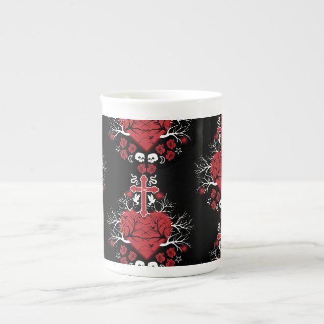 Best Gothic Gift Accessories Bone China Mug (Front)