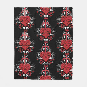 Best Gothic Gift Accessories Fleece Blanket