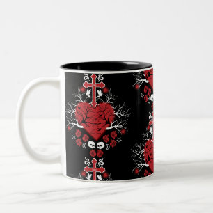 Best Gothic Gift Accessories Two-Tone Coffee Mug