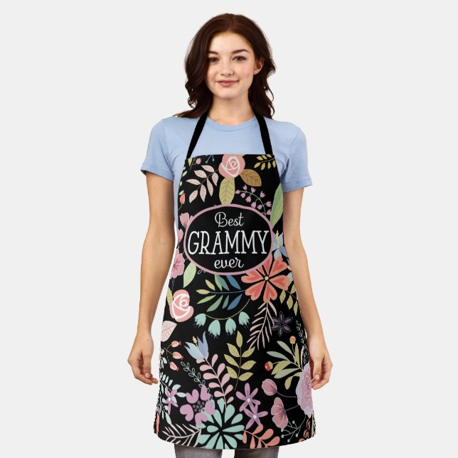 Best Grammy Ever Grandmother Apron (Worn)