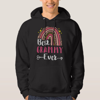 Best Grammy Ever Mother's Day Rainbow Pink Leopard Hoodie