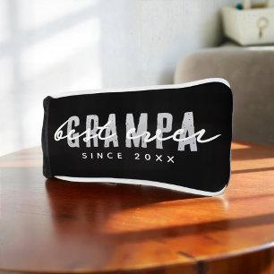 Best Grampa Ever Since 20XX Modern Simple Preppy Golf Head Cover
