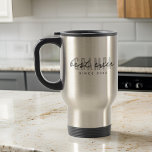 Best Grampa Ever Since 20XX Modern Simple Preppy Travel Mug<br><div class="desc">This simple and modern design is composed of san serif typography.</div>