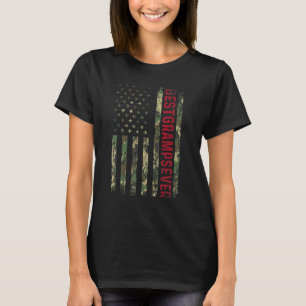 Best Gramps Ever American Flag Vintage Father's Da T-Shirt