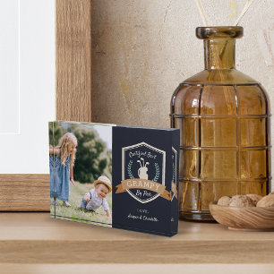 Best Grampy By Par   Golf Grandpa Photo Block