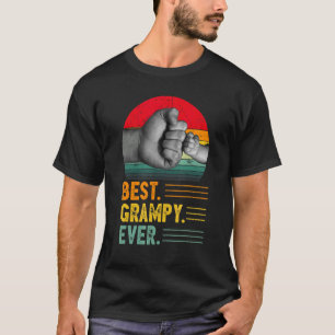 Best Grampy Ever Men Vintage Retro Decor Grandpa T-Shirt