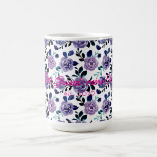 Best Grand-mère Mother's Day Bright Floral Coffee Mug