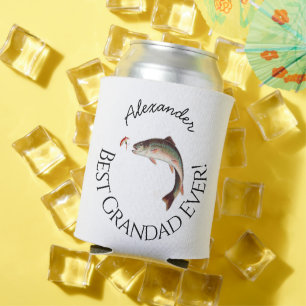 Best Grandad Ever! Fly Fish Fishermen  Can Cooler