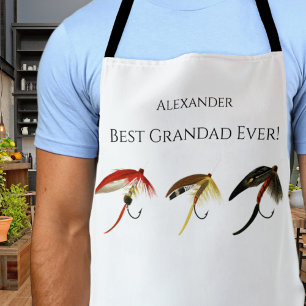 Best Grandad Ever! Fly Fish Fishermen Flyfishing   Apron