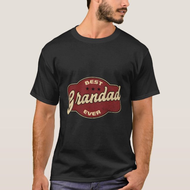 Best Grandad Ever T-Shirt (Front)