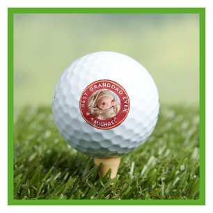 Best GrandDad Ever Photo Personalised Name Golf Balls