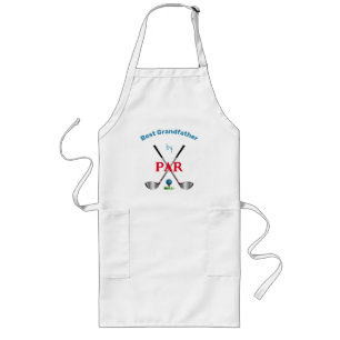 Best Grandfathe by PAR,Golf, Clubs, Fun Long Apron