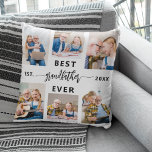 Best Grandfather Ever Grandchildren Photo Collage Cushion<br><div class="desc">Celebrate the cherished bond with the "Best Grandfather Ever" Grandchildren Photo Collage Throw Pillow. This personalised pillow features a collage of treasured photos capturing special moments with grandchildren. The heartfelt title "Best Grandfather Ever" adds a loving touch. Crafted from high-quality, durable fabric, it's perfect for adding comfort to any space....</div>