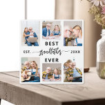 Best Grandfather Ever Grandchildren Photo Collage Plaque<br><div class="desc">Celebrate the special bond between a grandfather and his grandchildren with the "Best Grandfather Ever" Grandchildren Photo Collage Plaque. This personalised plaque features a beautifully arranged photo collage, capturing cherished moments and precious memories shared with his beloved grandchildren. The loving message "Best Grandfather Ever" is prominently displayed, adding a heartfelt...</div>