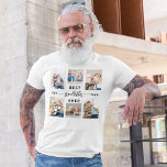 Best Grandfather Ever Grandchildren Photo Collage T-Shirt<br><div class="desc">Celebrate the "Best Grandfather Ever" with this personalised T-shirt featuring a heartfelt photo collage of cherished moments with his grandchildren. Made from soft and durable fabric, this tee offers comfort and style. The custom design showcases vibrant, clear prints of memorable photos, making it a meaningful and thoughtful gift for Grandpa...</div>