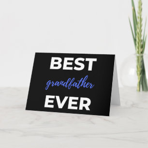 Best Grandfather Ever Holiday Card