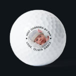 Best GRANDMA By Par Personalised Photo Golf Balls<br><div class="desc">Best Grandma By Par ... Two of your favourite things , golf and your grand kids ! Now you can take them with you as you play 18 holes . Customise these golf balls with your grandchild's favourite photo and name . Whether it's a grandmother birthday, mothers day or Christmas,...</div>