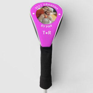 Best Grandma By Par Photo Monogram Golf Head Cover