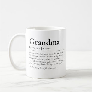 Best Grandma Definition Modern Grandmother Coffee Mug
