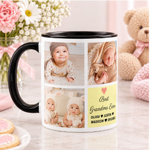 Best Grandma Ever 8-Photo Collage Coffee Mug