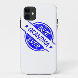 Best Grandma Ever Blue iPhone 11 Case