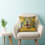 Best Grandma Ever - Bright Yellow Flowers Photo Cushion<br><div class="desc">Let Grandma know just how special she is with this bright photo throw pillow on a background of yellow coneflowers. Add a family photo to make a truly unique keepsake for any occasion. The front text can be amended to Gran, Mummy or Mum etc. to make the pillow perfectly tailored...</div>