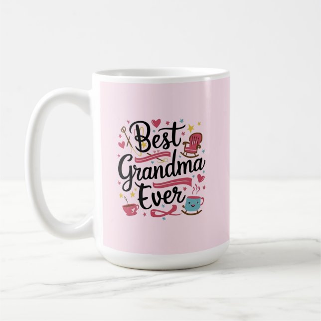 Best grandma ever coffee mug (Left)