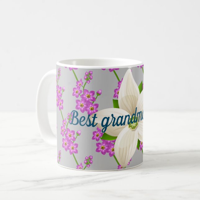 Best grandma ever coffee mug (Front Left)