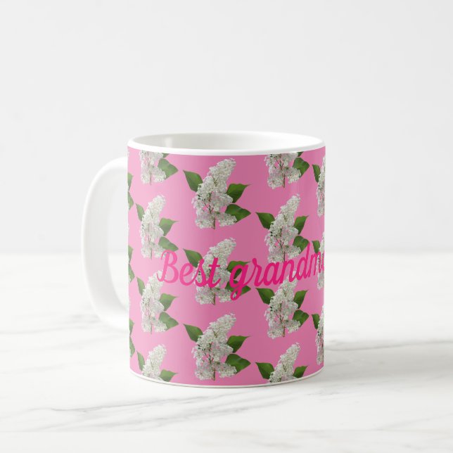 Best grandma ever coffee mug (Front Left)