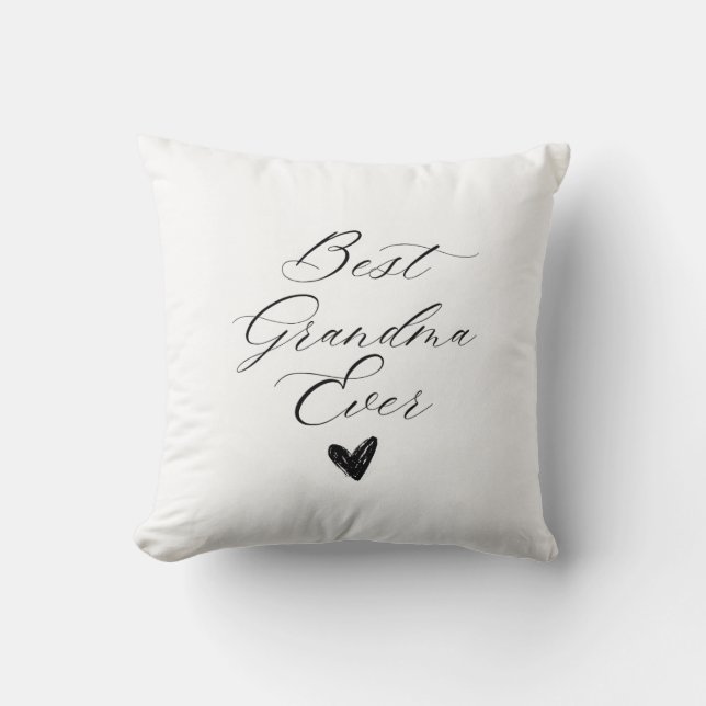 Best grandma ever cushion (Front)