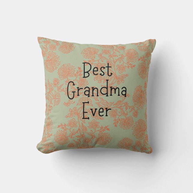 Best grandma ever cushion (Front)