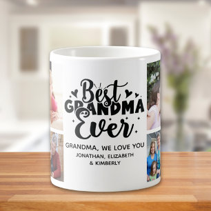 Best Grandma Ever - Cute Photo Collage for Grandma Coffee Mug