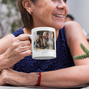 Best Grandma Ever Full Photo Personalised Coffee Mug