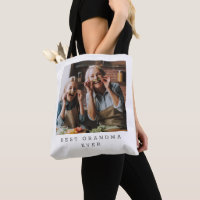 Best Grandma Ever Full Photo Personalised 