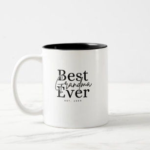 best Grandma ever Gift for Nana Two-Tone Coffee Mug